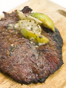 Paleo Flank Steak with Chimichurri Sauce