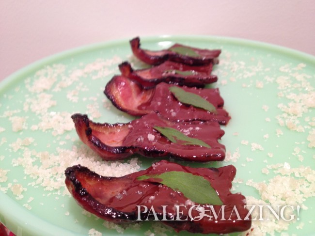 Paleo Dark Chocolate Bacon OMG