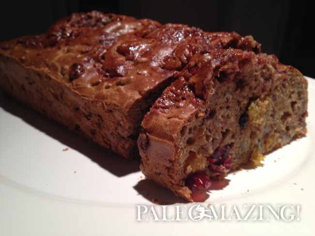 Paleo Bread with Dried Fruit