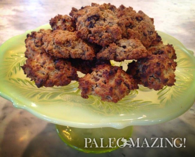 Paleo Mini Bread or Scones with Dried Fruit and Pecans