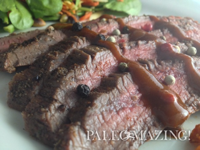 Braised Steak with Mustard