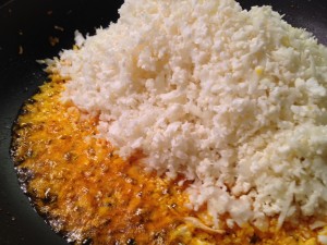 Paleo Saffron Rice with Organic Palm Oil