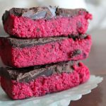 Paleo red velvet protein bars