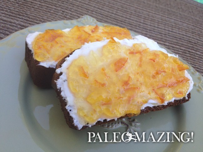 Paleo Orange Poppyseed Bread