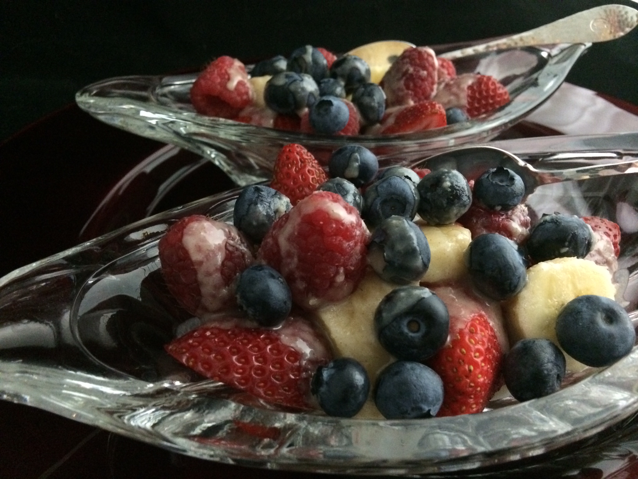 Berries with Sweet Spreads chocolate