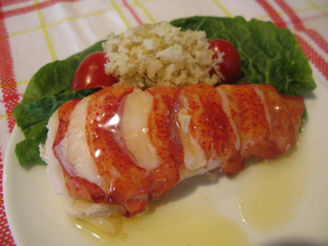 Lobster Tail with Melted Ghee