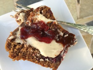 Paleo Breakfast Popover with Butter & Jam