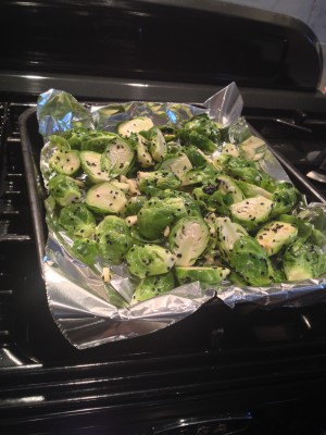 Black Sesame Brussels Sprouts - 1