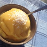 Easy Mango Turmeric Ice Cream