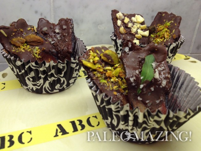 Maple Cured Chocolate-Covered Bacon with Nuts