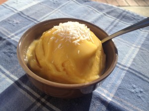 Easy Mango Turmeric Ice Cream 2