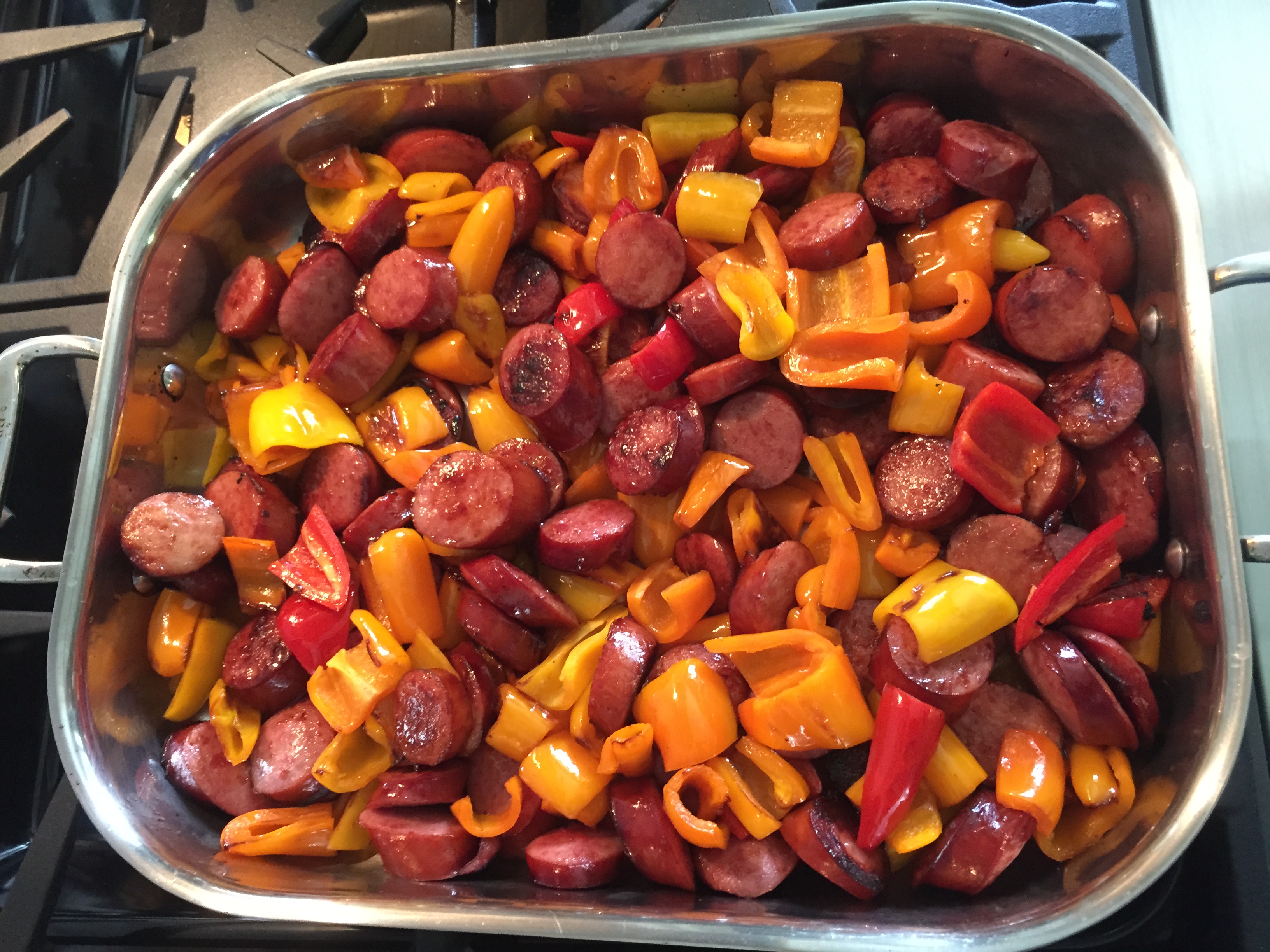 Easy Paleo Sausage and peppers