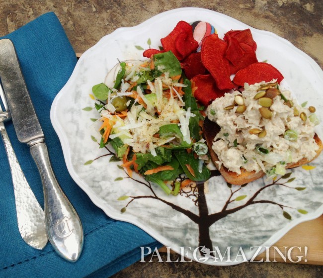 Paleo Chicken Salad with a Crunch