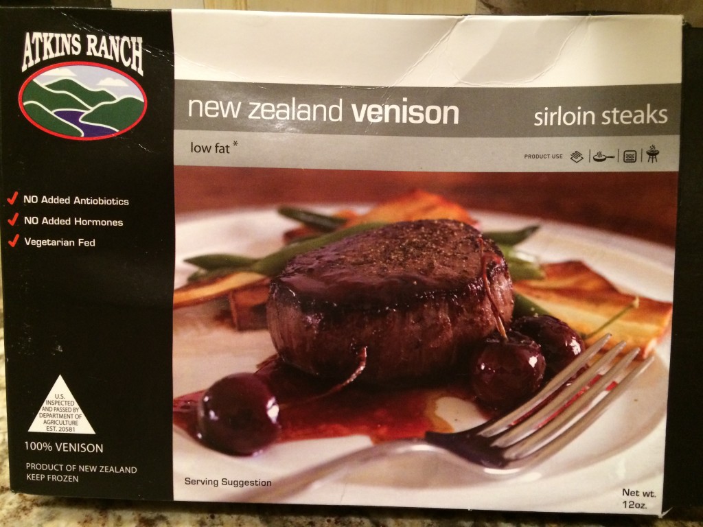 Atkins ranch venison steaks paleo style