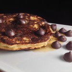 Paleo Chocolate Chip Pancakes featured