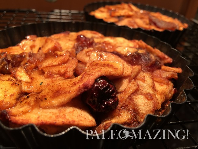 Apple Tarts with Cherries