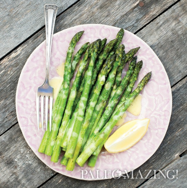 Roasted Asparagus with Lemon Sauce