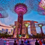 singapore metal trees