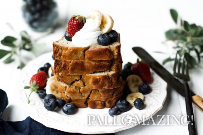 5 Minute Paleo Banana Bread