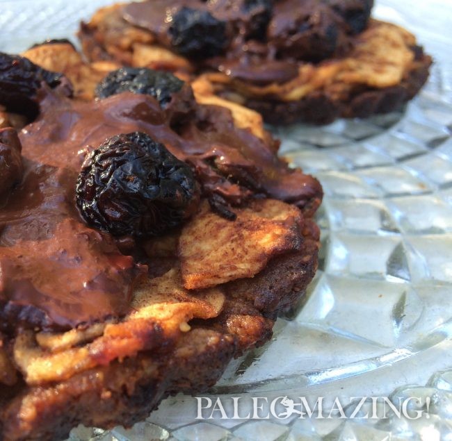 Apple Tarts with Chocolate