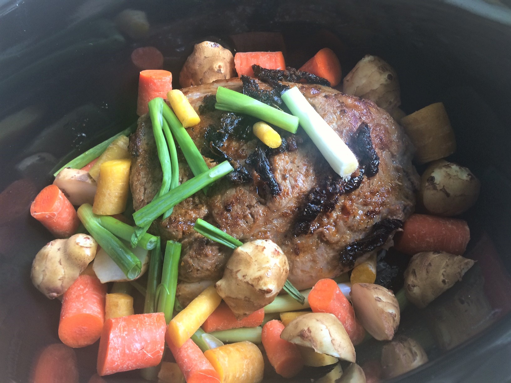 Crock Pot rump roast featured
