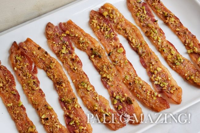 Paleo Sweet Pistachio Bacon
