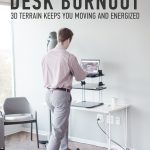 Stand Up Desk with a TerraMat 2