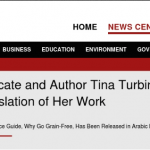 Tina Turbin is Proud of the Arabic Translation of Her Work