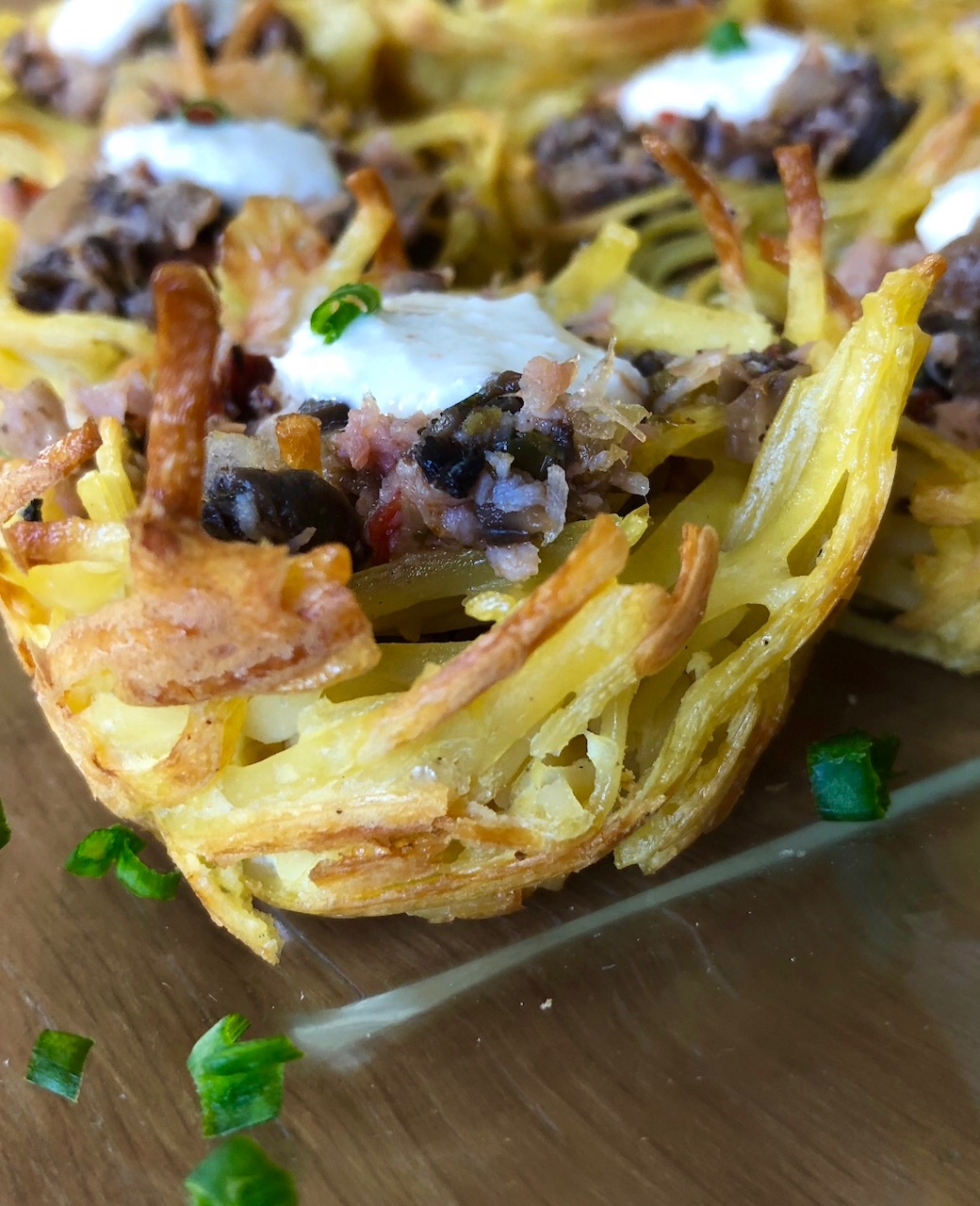 Tuscan Stuffed Noodle Nests Appetizer 2